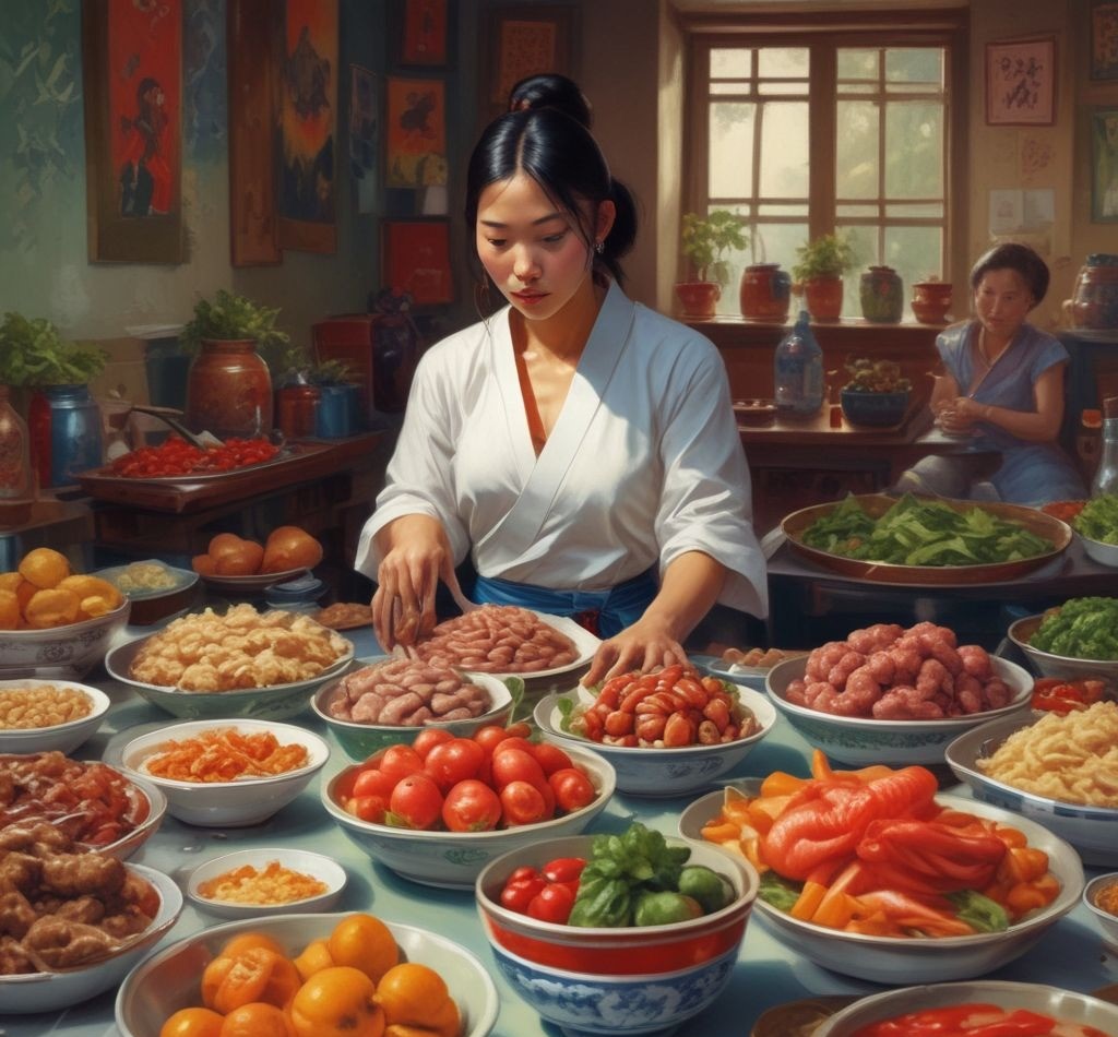 The traditional Chinese diet