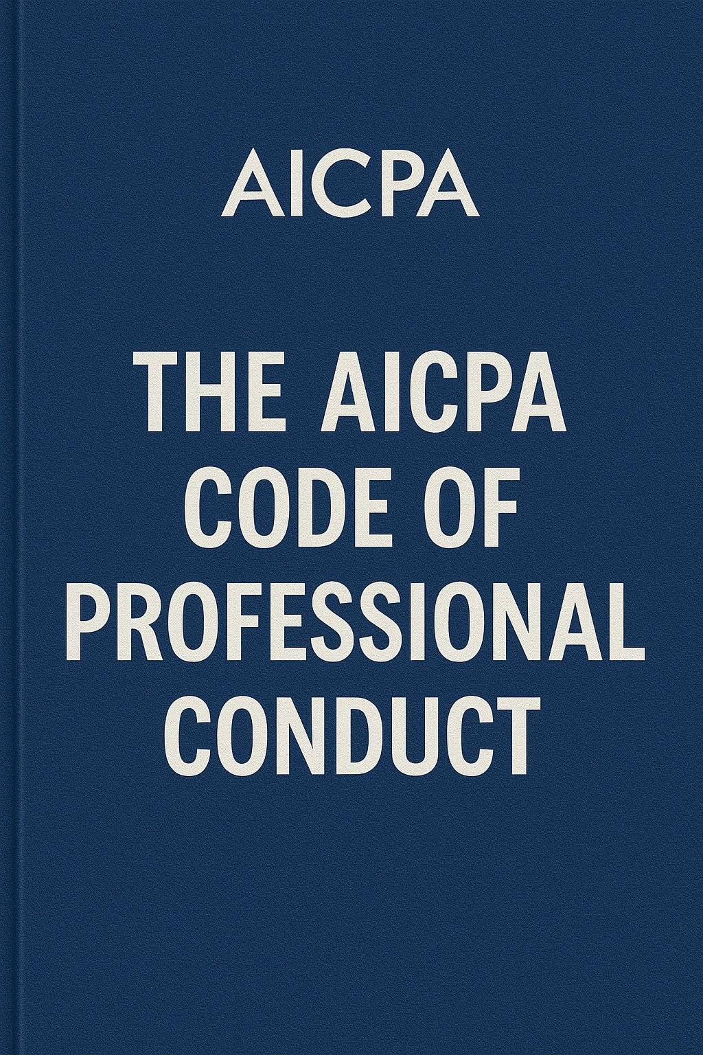 Principles in the AICPA code of professional conduct
