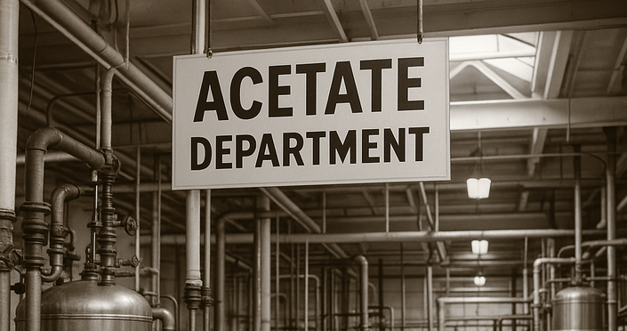 SWOT Analysis of Acetate Department