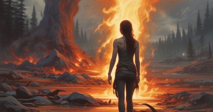 Burn and Anxiety in Humans