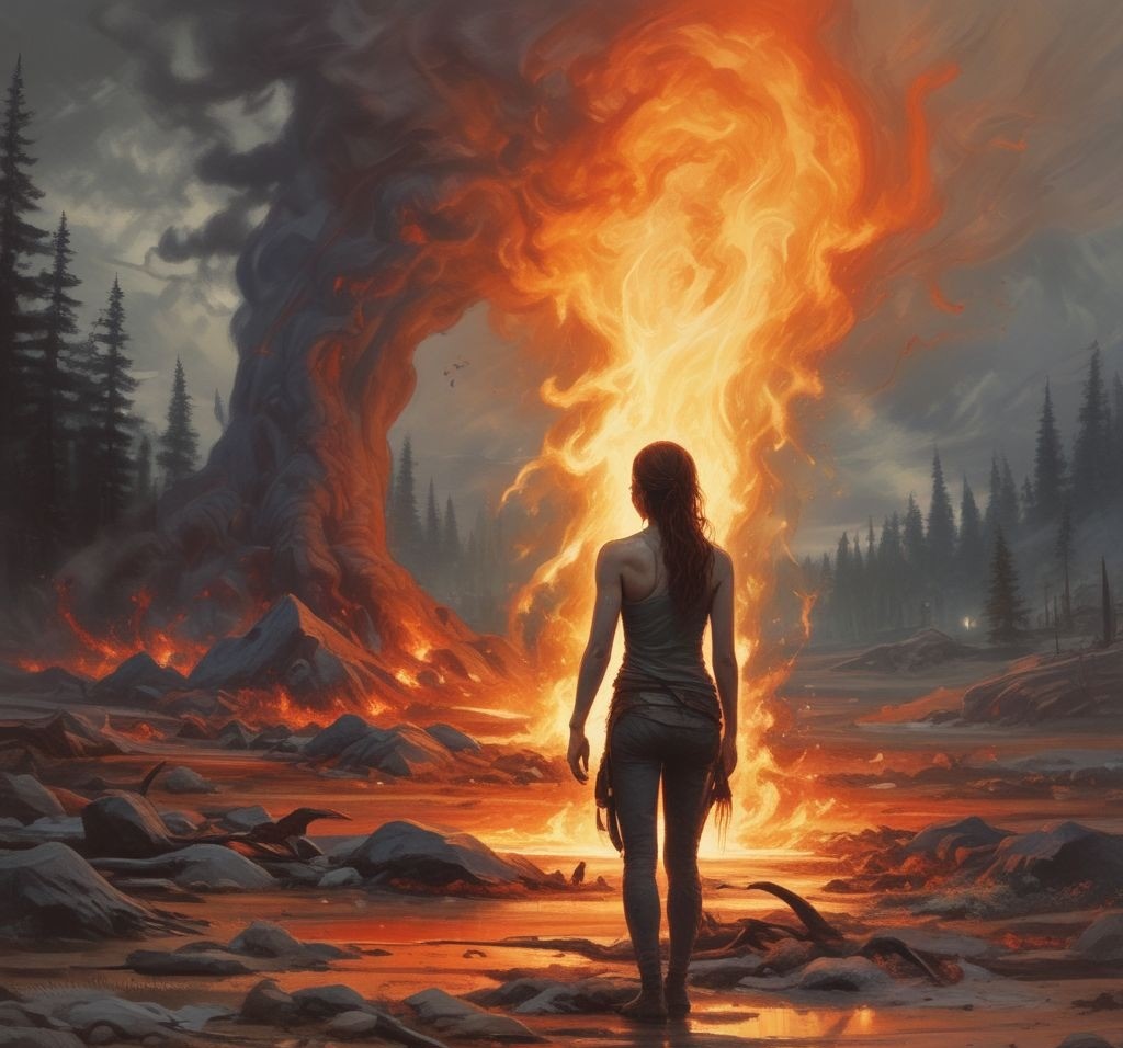 Burn and Anxiety in Humans
