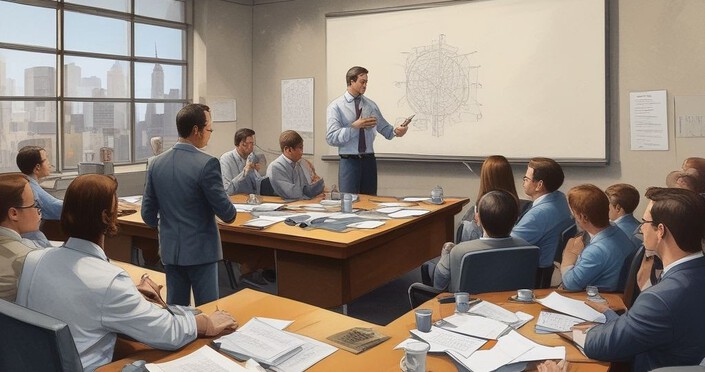 Attending a Business Management Seminar