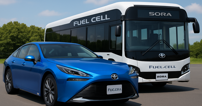 Toyota Hydrogen Fuel Cell Trucks and Vehicles