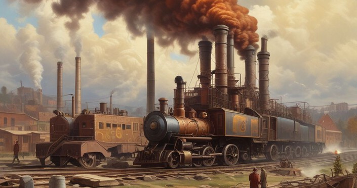 Industrial Revolution in America and American History from the years 1865 to 2000