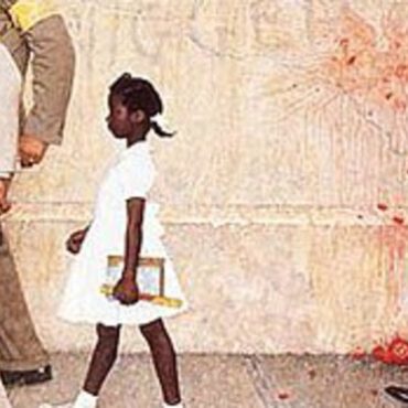 The Problem We All Live With by Norman Rockwell