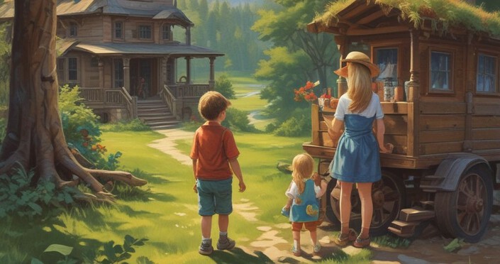 My House Literature Book for Children