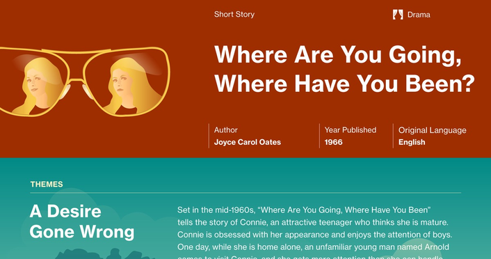 Where Are You Going Where Have You Been Book Analysis