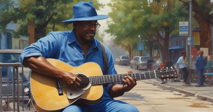 Context of the Short Story, “The Blues I’m playing”