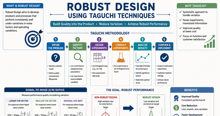 Robust Design Using Taguchi Techniques