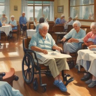 What are the economic factors that make long-term care facilities unique compared to a hospital?