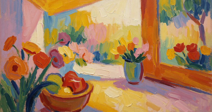 Le Bonheur de vivre or the Joy of Life Painting