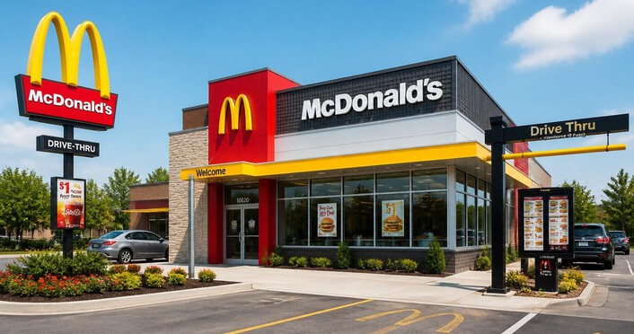 A Place to Eat: McDonald Fast Food Restaurant