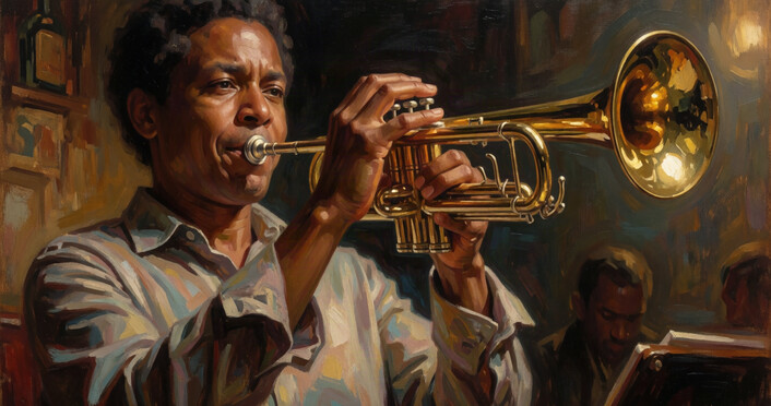 Scansion and Analysis of the Poem, Trumpet Player